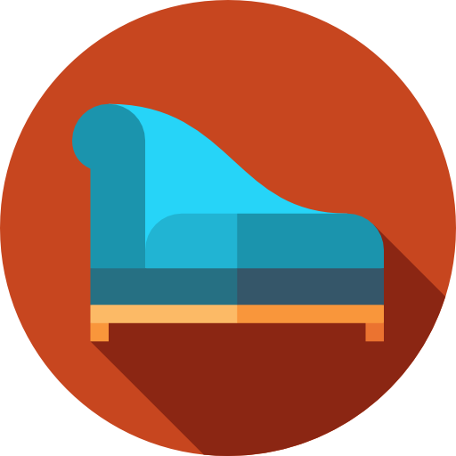 chaise longue icono gratis