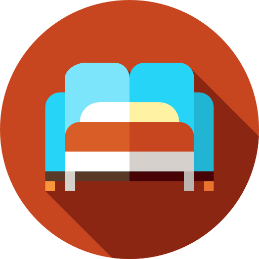 sofa cama icono gratis