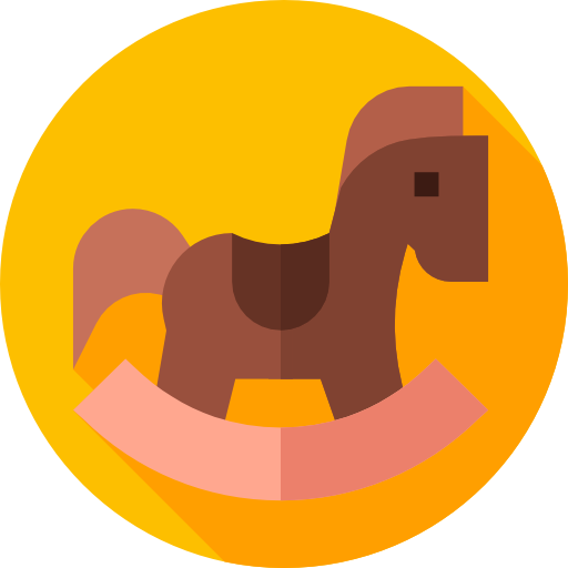 caballo de la afición icono gratis