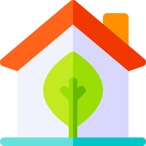 hogar ecológico icono gratis