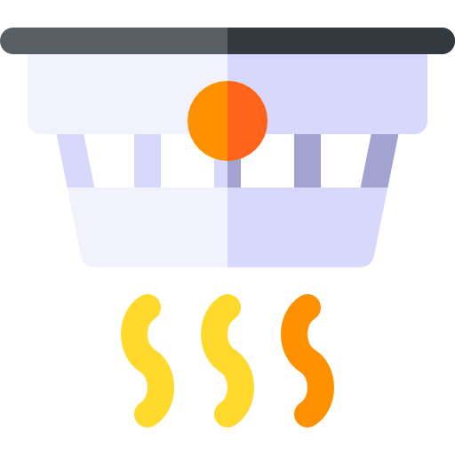 detector de humo icono gratis
