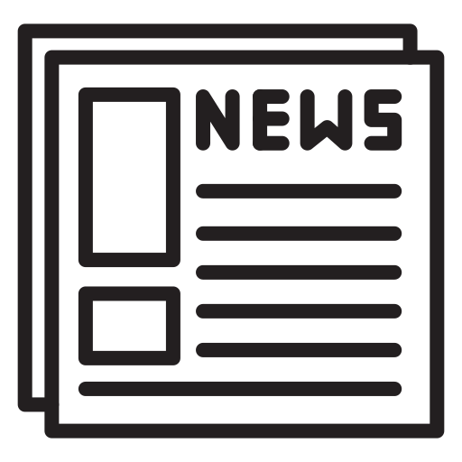 medios de comunicación icono gratis