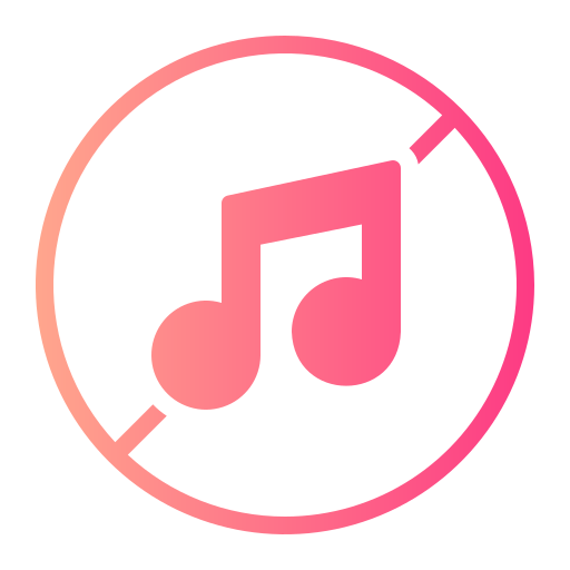 sin musica icono gratis