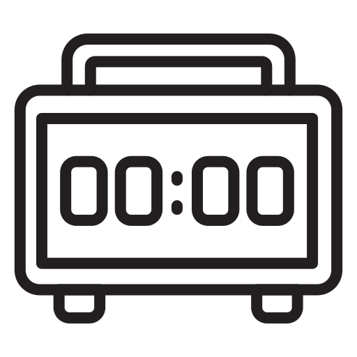 Clock free icon Clock free icon