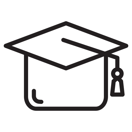 graduación icono gratis