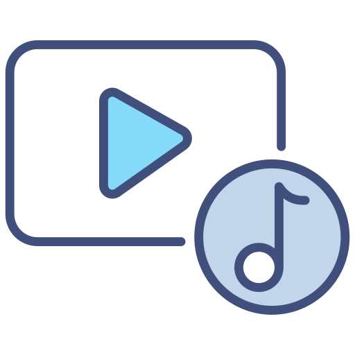 video musical icono gratis