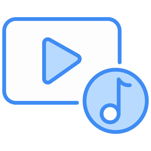 video musical icono gratis