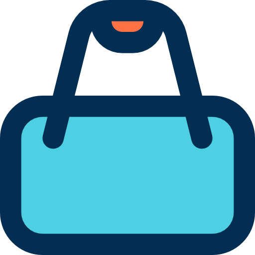 bolsa de deporte icono gratis