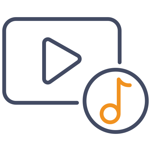 video musical icono gratis