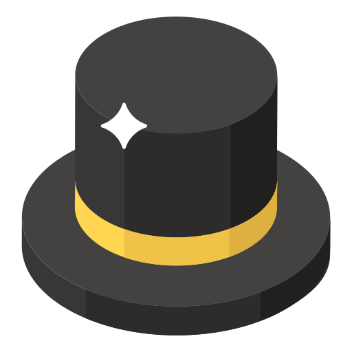 sombrero magico icono gratis