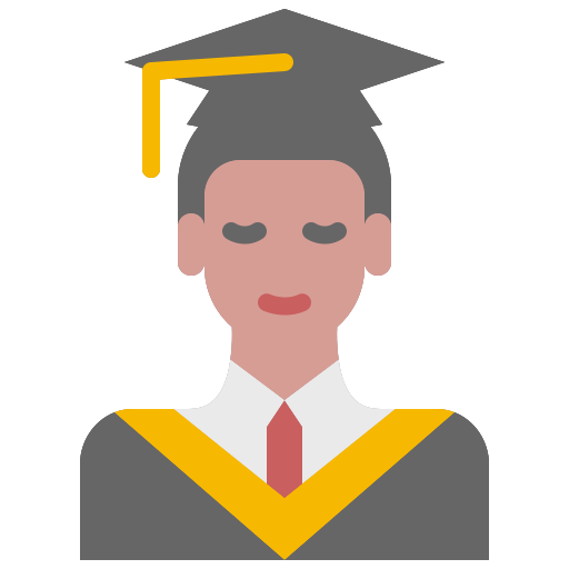 graduación icono gratis