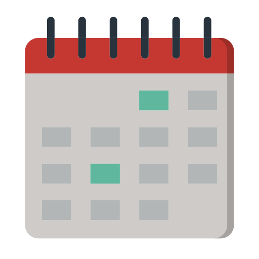 calendário grátis ícone