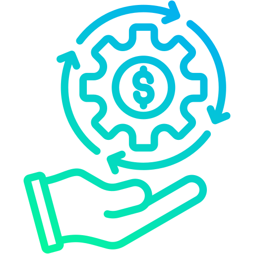 servicios financieros icono gratis