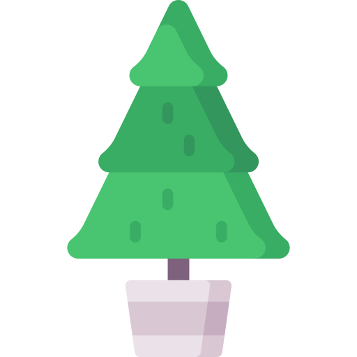 árbol de navidad icono gratis