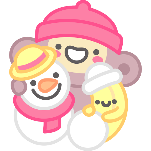 Snowman free sticker Snowman free sticker