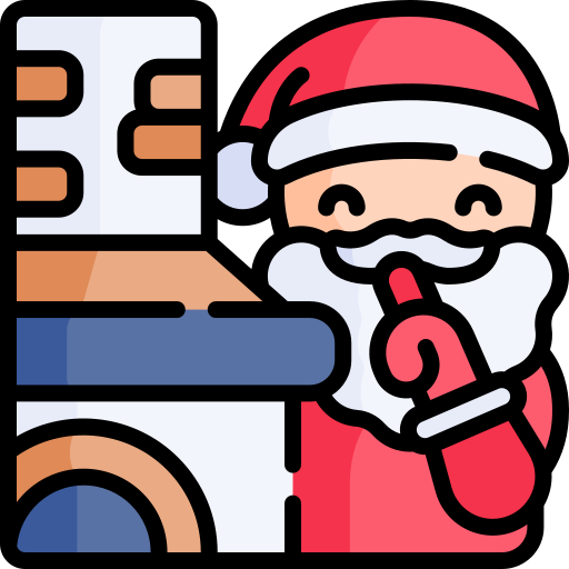 santa secreto icono gratis