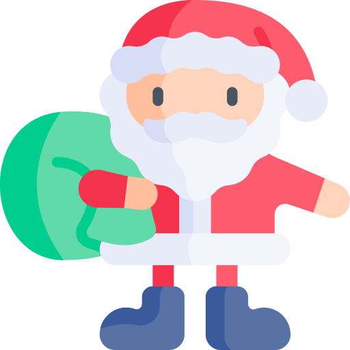 papá noel icono gratis