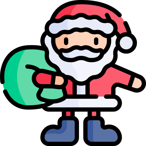 papá noel icono gratis