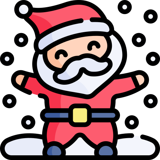 papá noel icono gratis