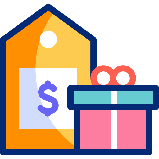 Étiquette cadeau Icône gratuit Étiquette cadeau Icône gratuit