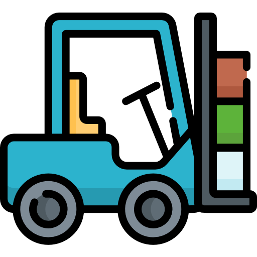 Forklift Special Lineal color icon