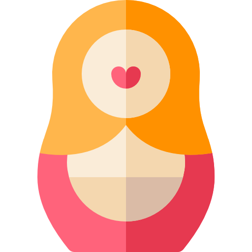 matryoshka icono gratis