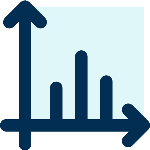 gráfico de barras icono gratis