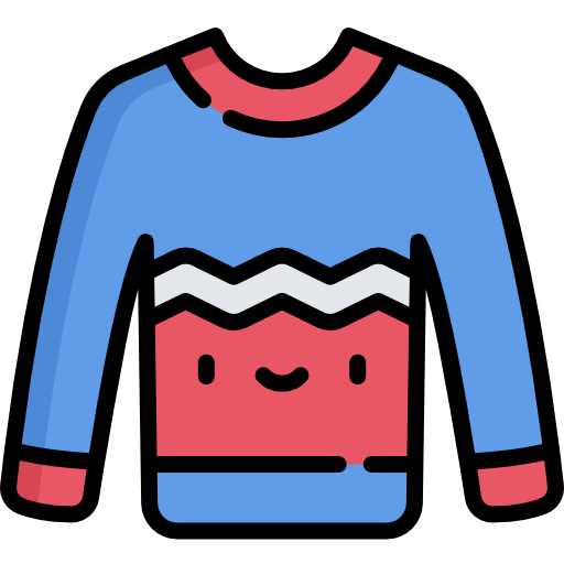 Sweater Kawaii Lineal color icon