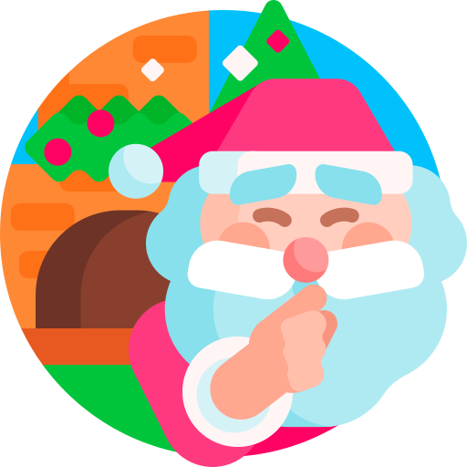 santa secreto icono gratis