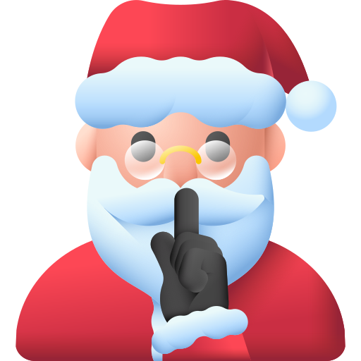 santa secreto icono gratis