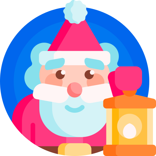 papá noel icono gratis