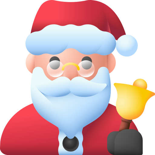 papá noel icono gratis