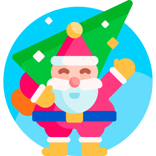 papá noel icono gratis