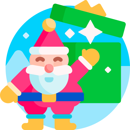 papá noel icono gratis