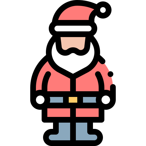 papá noel icono gratis