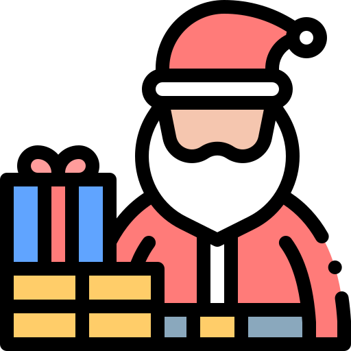 papá noel icono gratis