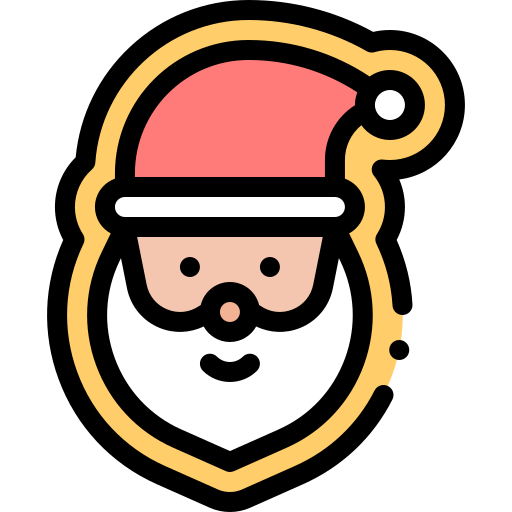 papá noel icono gratis