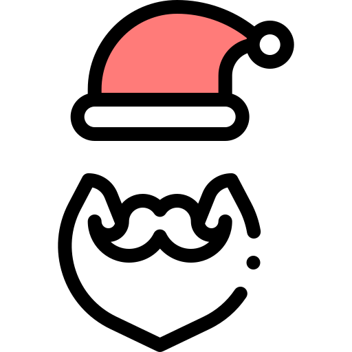 papá noel icono gratis