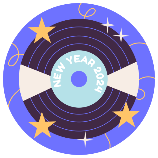 año nuevo gratis sticker