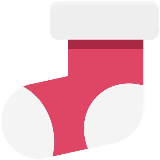 chaussettes de noël Icône gratuit chaussettes de noël Icône gratuit
