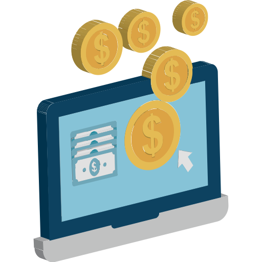 Pay per click free icon