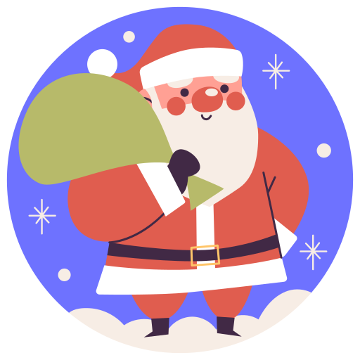 papá noel gratis sticker