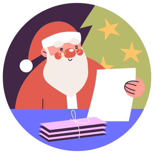 papá noel gratis sticker