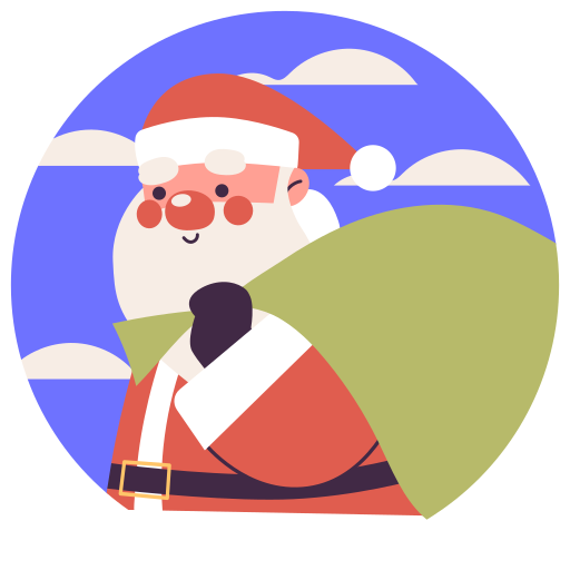 papá noel gratis sticker