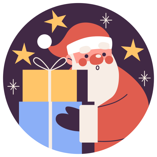 papá noel gratis sticker