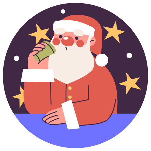 papá noel gratis sticker