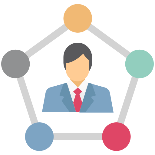 persona de negocios icono gratis