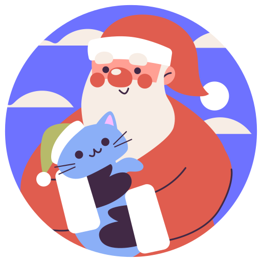 papá noel gratis sticker