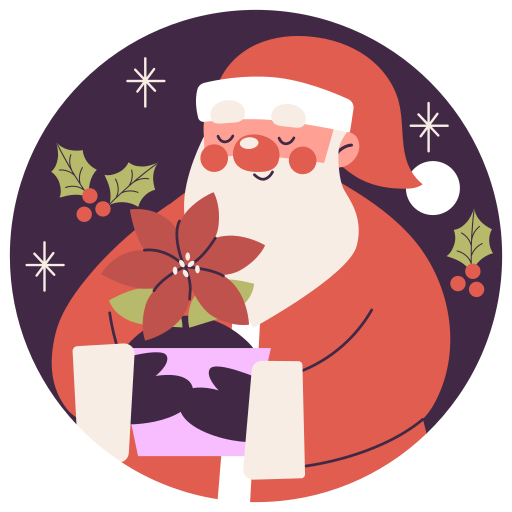 papá noel gratis sticker