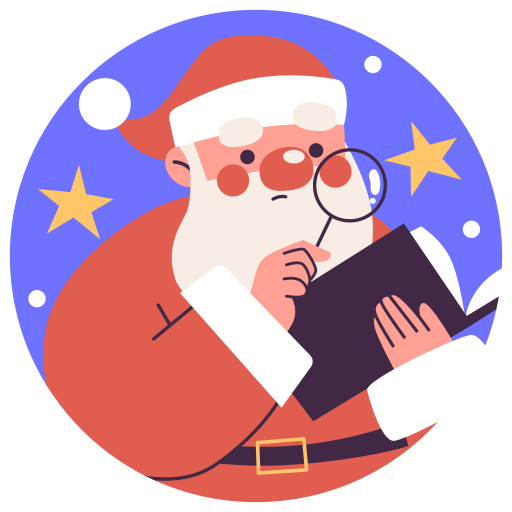 Santa claus free sticker Santa claus free sticker